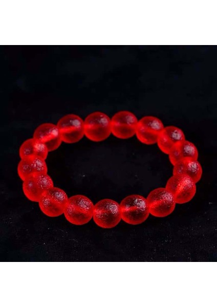 Kırmızı 8mm Enerji Bilezikleri Şans Takı Yeşil Peridot Kadın Erkek Çek Cumhuriyeti Moldav Taşları Esnek Buddha Bilezik Kadınlar Için Takı (Yurt Dışından)