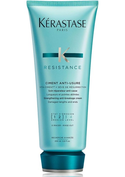 Resistance Ciment Anti-Usure Saç Bakım Besleyici