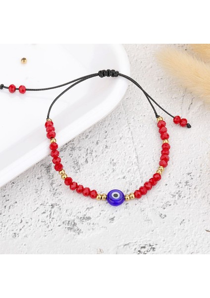 E Yeni 12 Burç Şanslı Taş Denge Boncuk Akra Bileklik 3mm Boncuk Reiki Buddha Dua Ayarlanabilir Bilezikler Kadınlar Için (Yurt Dışından)