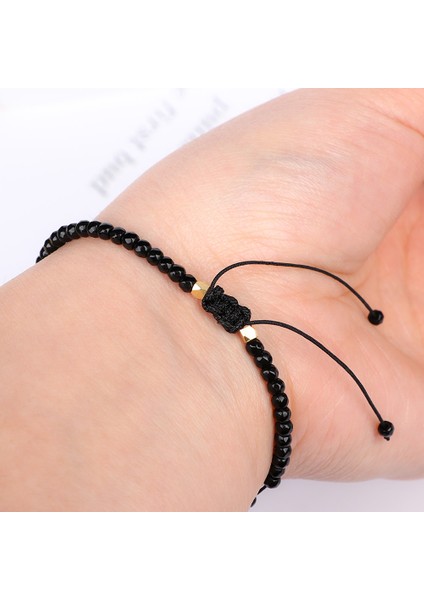 E Yeni 12 Burç Şanslı Taş Denge Boncuk Akra Bileklik 3mm Boncuk Reiki Buddha Dua Ayarlanabilir Bilezikler Kadınlar Için (Yurt Dışından) indirimleri