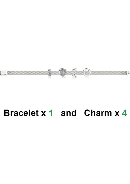 21CM Tarzı Pas Kırmızısı Gümüş Renkli Şans Bilezik Seti Dıy Bilezik Şanslı Bilezik ile Şık Kadın Bilezik Şanslı Takı Kadınlar Için Hediye (Yurt Dışından)