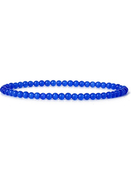 6MMBEADS-17CM Tarzı 28KEDI Gözü Doğal Yuvarlak Akik Oniks Taş Esnek Bilezik Kadın Erkek El Yapımı Yoga Takıları Için Çakra Boncuk Enerji Bileziği (Yurt Dışından)