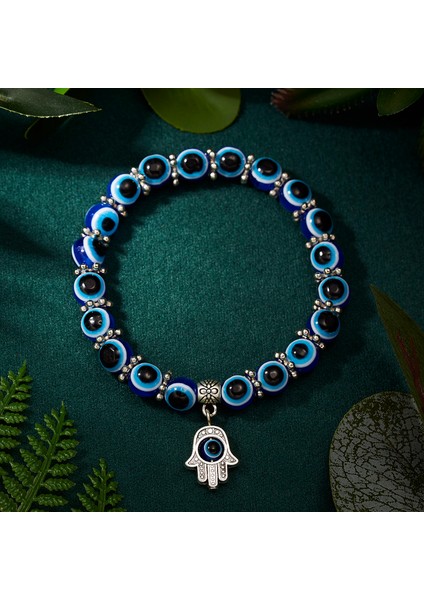 18-20CM Tarzı 15BD122 Yeni Moda Mavi Nazar Boncuklu Kelebek El Kolyesi Ayarlanabilir Halat Zincir Bileklik Kadın Erkek Takı Şanslı Mücevher (Yurt Dışından) fiyatları