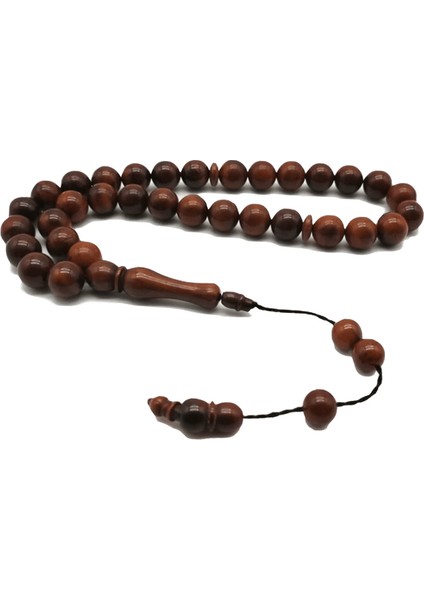 8mm Tarzı 33 Boncuk Doğal Kuka Ahşap Müslüman Tesbih Islam Dua Taneleri Islami Tespih Arap Modası (Yurt Dışından)