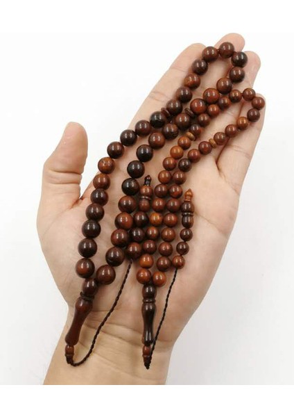 8mm Tarzı 33 Boncuk Doğal Kuka Ahşap Müslüman Tesbih Islam Dua Taneleri Islami Tespih Arap Modası (Yurt Dışından) modelleri