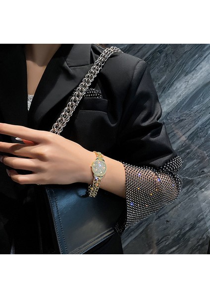 S1000-R Yeni Moda Lüks Zincir Bilezikler Kadınlar Için Altın Gümüş Renkli Taşlı Şans Bileklik Basit Trend Takı Hediye (Yurt Dışından) fırsatları
