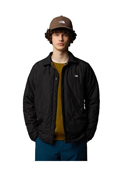 M Afterburner Insulated Flannel Erkek Outdoor Ceketi (Çift Tafaflı) NF0A82V34XO1 Kahverengi fırsatları