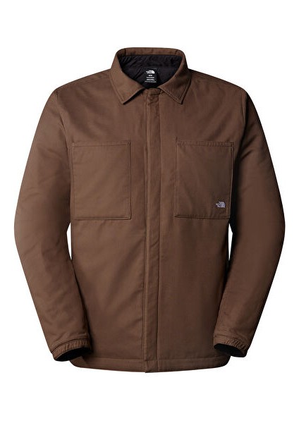 M Afterburner Insulated Flannel Erkek Outdoor Ceketi (Çift Tafaflı) NF0A82V34XO1 Kahverengi indirimleri