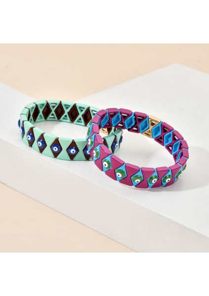 Ayarlanabilir Stil A1 Geniş Yeni Kötü Göz Bileklik Kadın Takı Türk Göz Bilezikleri Erkek Aksesuarlar Boho Takı Çift Pulseras Hediye (Yurt Dışından) modelleri