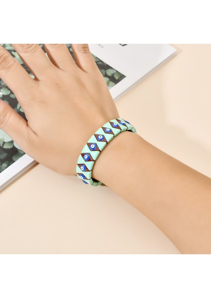 Ayarlanabilir Stil A1 Geniş Yeni Kötü Göz Bileklik Kadın Takı Türk Göz Bilezikleri Erkek Aksesuarlar Boho Takı Çift Pulseras Hediye (Yurt Dışından) fırsatları