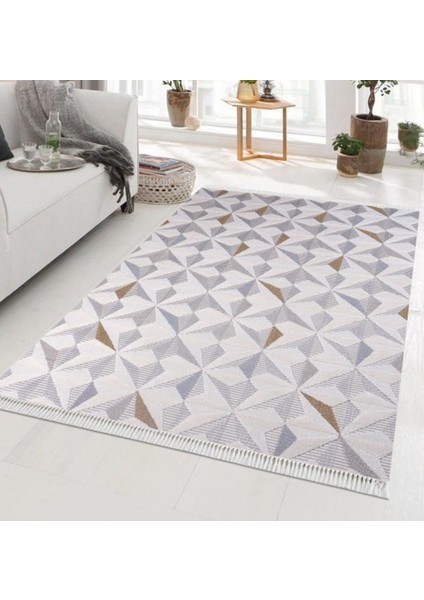 Mojee 2204 Gold Micro Fiber Polyester Yumuşak Silinebilir Keçeleşmez Leke Tutmaz Dekoratif Halı
