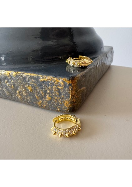 Halka Gümüş Küpe MS3176, 925 Ayar Gümüş, Ithal Ürün