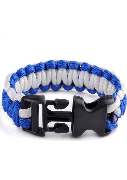 No.4 Boyutu Yeni Trend Unisex Askeri Acil Durum Hayatta Kalma Bileklikleri 3 Renk Paracord Halat Kampçılık Toka Toka Açma Kilidi (Yurt Dışından)