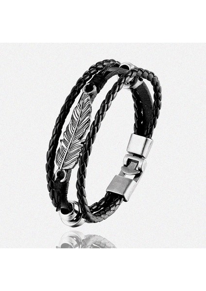 Mavi Akrep Vintage Deri Bilezik Kadınlar Çok Katmanlı Bilezik Erkekler Şanslı Bilezik Bilezik Aksesuarları Pulseras (Yurt Dışından)