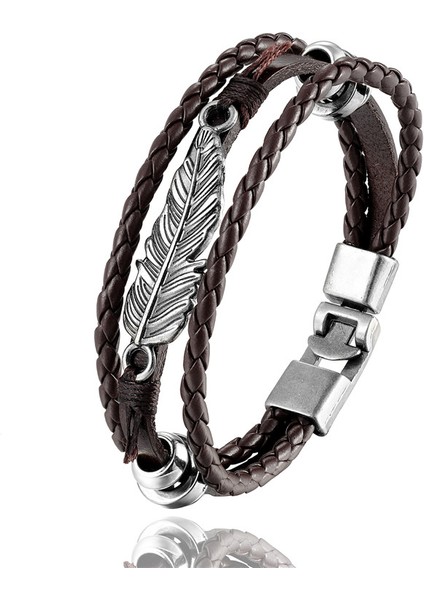 Mavi Akrep Vintage Deri Bilezik Kadınlar Çok Katmanlı Bilezik Erkekler Şanslı Bilezik Bilezik Aksesuarları Pulseras (Yurt Dışından)