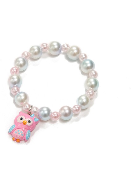 No.7 Boyutu Çocuklara Hediye Olarak Kedi Çiçek Karikatür Çiçek Kelebek Çocuk Kazak Bilezik (Yurt Dışından)