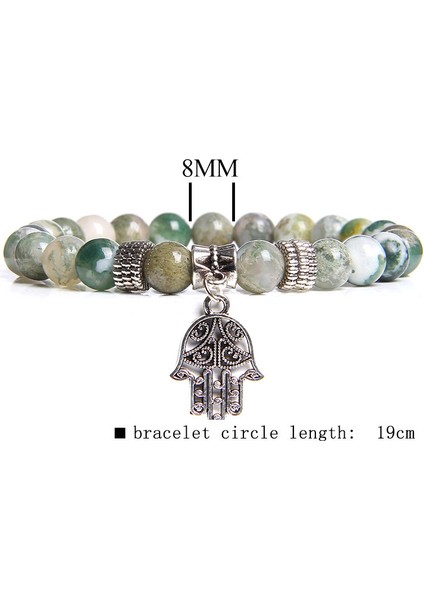 23CM Tarzı Harita Taşı El Yapımı Kadın Bileklik Doğal Taş Pembe Zebra Boncuk Bileklik El Yağlı Göz Kolye Bilezik Kadın Erkek Takı Için (Yurt Dışından) fırsatları