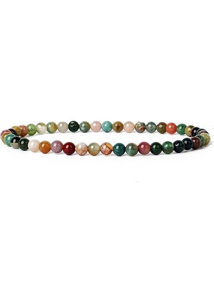 6MMBEADS-21CM Tarzı Mat Oniks Doğal Taş Bileklik Erkek Boncuk Esnek Bilezik Şans Kolye Şakra Şifa Reiki Yoga Bilezik Kadınlar Boncuk Takı Yeni (Yurt Dışından) fiyatları