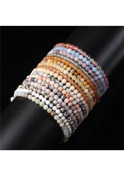 23CM Tarzı Shou Shan Taş 4mm Mini Enerji Bileklik Doğal Taş Boncuklu Bilezik Kadın Erkek Yoga Meditasyon Bileziği Takı Hediyeler (Yurt Dışından) fırsatları