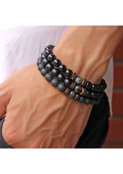 No.30 Boyutu Moda Erkek Boncuklu Bilezik Doğal Lava Taşı Ahşap Çakra Difüzör Bileklik 12 Burç Takı Punk Bilezikler Kadınlar Için (Yurt Dışından) fırsatları