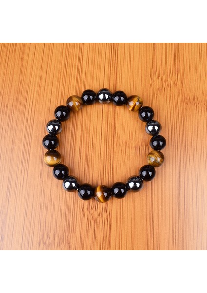 8mm Tarzı No.14 Boyutu Doğal Kaplan Gözü Hematit Bileklik Erkekler Obsidiyen Manyetik Sağlık Koruma Denge Boncuk Bilezik Kadınlar Reiki Şifa Takı (Yurt Dışından) fırsatları