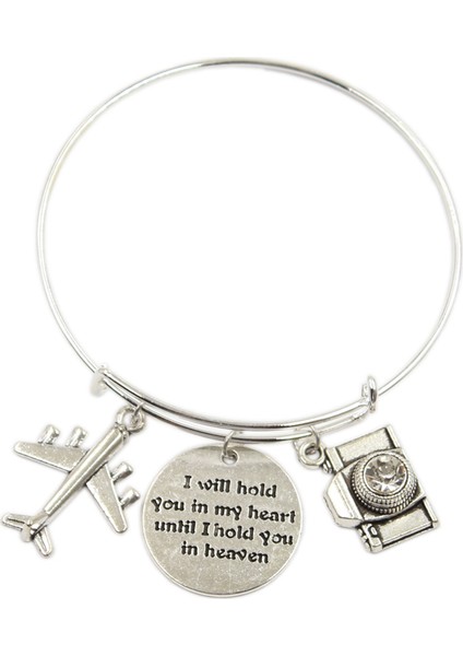 Tip 10 Seyahat Dünya Uçak Pasaport Pusula Kolye Kendin Yap Takı Erkek Bilezik Kadın Bilezik Hediyelik Eşya Için Hediye (Yurt Dışından)