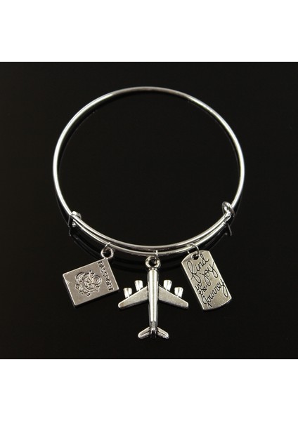 Tip 10 Seyahat Dünya Uçak Pasaport Pusula Kolye Kendin Yap Takı Erkek Bilezik Kadın Bilezik Hediyelik Eşya Için Hediye (Yurt Dışından) fırsatları