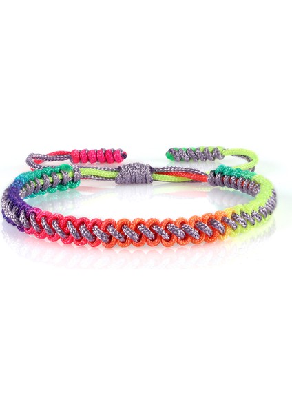 Mor Ip 1 16 Renkli Gökküçük Halat Örgülü Tibet Bilezik Renkli El Yapımı Düğümler Iplik Ayarlanabilir Bilezik Kadın Erkek Cinsiyetler Arası Buddha Takı (Yurt Dışından)