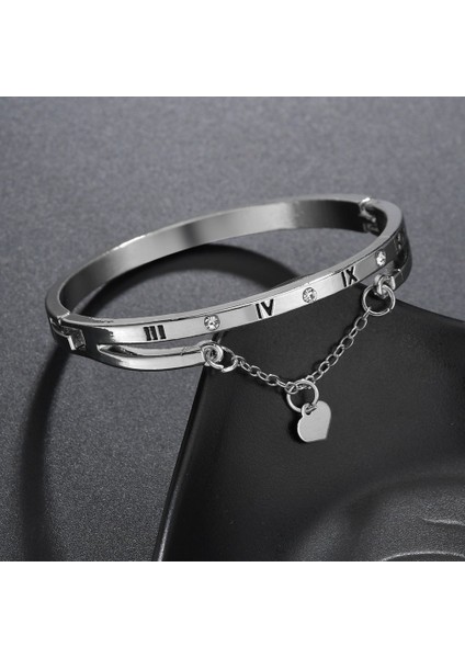 C Kadınlar Için Ünlü Takılar Kalp Düğün Aşk Şans Bileklik Bilezikleri Lüks Gül Altın Paslanmaz Çelik Bileklik (Yurt Dışından) modelleri