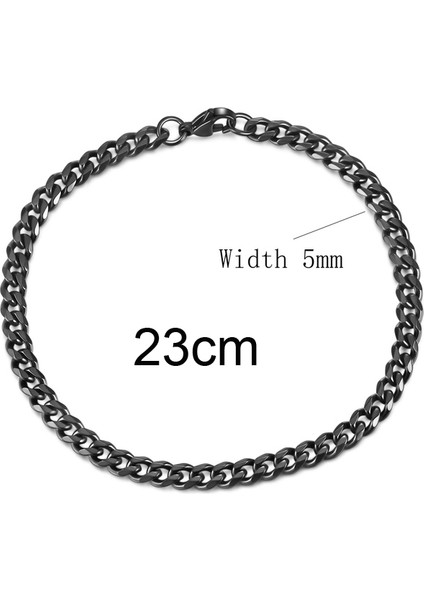 AD1215-B7-23 Yeni Gelen Vintage Titanyum Çelik Erkek Bilezikler Bileklikler Moda Takı Aksesuarlar Kol Zinciri Bileklik (Yurt Dışından)