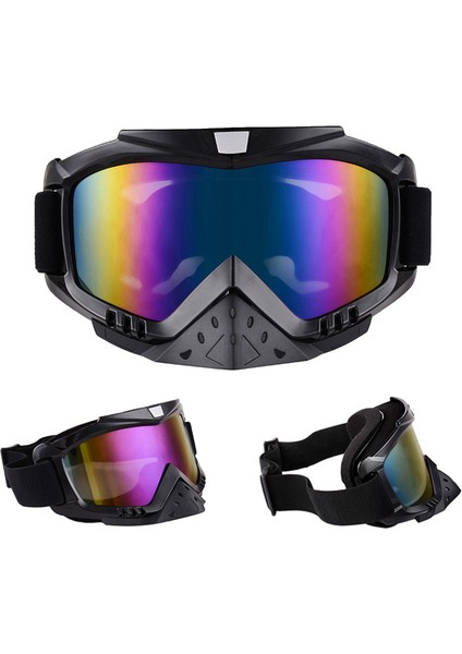 No.8 Motosiklet Kaskı Mx Leri Atv Maske Kar Maskesi Oculos Gafas Motokros Kayak Snowboard Leri - (Yurt Dışından)