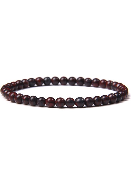 17CM Tarzı Kantaşı 4mm Mini Enerji Bileklik Doğal Taş Boncuklu Bilezik Kadın Erkek Yoga Meditasyon Bileziği Takı Hediyeler (Yurt Dışından)