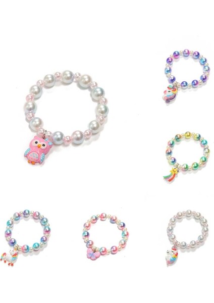 No.5 Boyutu Çocuklara Hediye Olarak Kedi Çiçek Karikatür Çiçek Kelebek Çocuk Kazak Bilezik (Yurt Dışından) modelleri