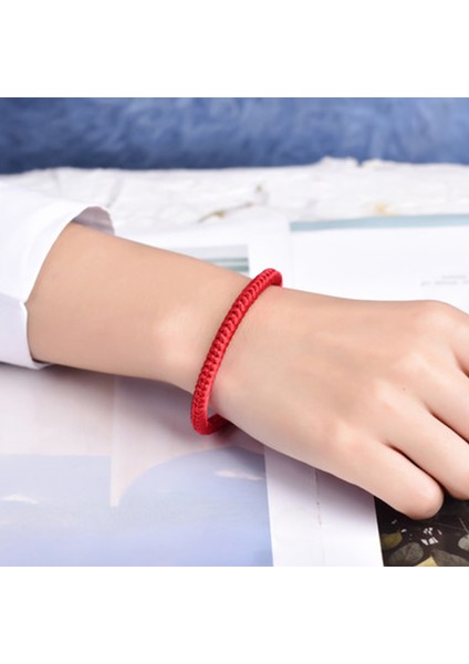 Stil 17 Kırmızı Ip Düğümlü El Yapımı Boncuk Bilezik Kadın Erkek Iyi Şanslı Nakoş Dua Bilezik Ayarlanabilir Boyut Şans Kolye Takı Sevgililer Hediyesi (Yurt Dışından) modelleri
