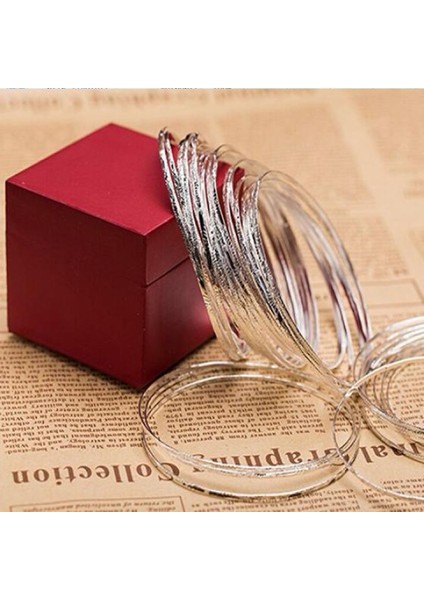 A305C9 Qianbe Moda Oymalı Delikli Daire Gümüş Renkli Bilezikler Kadın Erkek Sevgililer Takı Hediye (Yurt Dışından) indirimleri