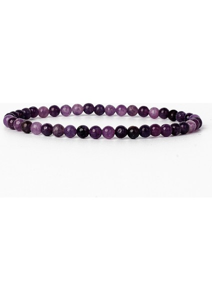 6MMBEADS-17CM Tarzı 27 Ametist Doğal Yuvarlak Akik Oniks Taş Esnek Bilezik Kadın Erkek El Yapımı Yoga Takıları Için Çakra Boncuk Enerji Bileziği (Yurt Dışından)