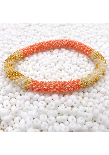 HL369 Nepal Bilezikleri Çek Boncuklu Moda El Yapımı Inci En Iyi Benzersiz Hediye Çoklu Renkler (Yurt Dışından)