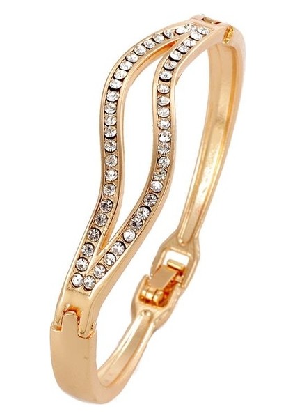 SL289 Yüksek Kaliteli Yaratılmış Kristal Süs Bileklik Güzel Kadın Aksesuarı ile Sentetik Taşlı (Yurt Dışından)