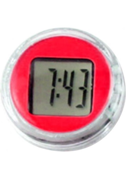 Siyah Stil Evrensel Su Geçirmez Mini Motosiklet Bisiklet Yapışkanlı Dijital Ekran Saat Izle Ofis Dekor Arabalar Iç Aksesuarları (Yurt Dışından) fırsatları