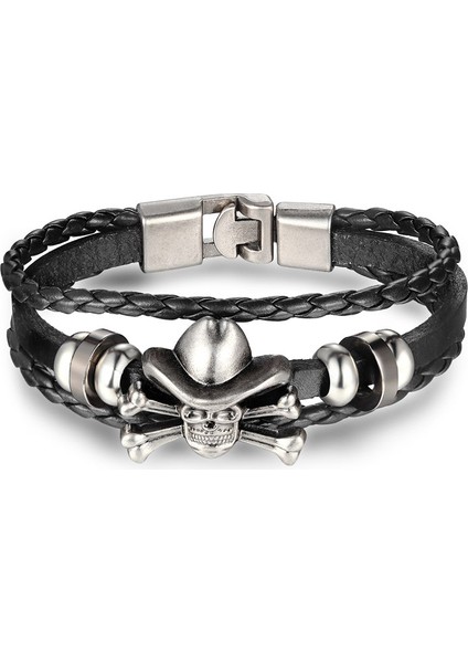 Pirinç Kaplama Akrep Vintage Deri Bilezik Kadınlar Çok Katmanlı Bilezik Erkekler Şanslı Bilezik Bilezik Aksesuarları Pulseras (Yurt Dışından)
