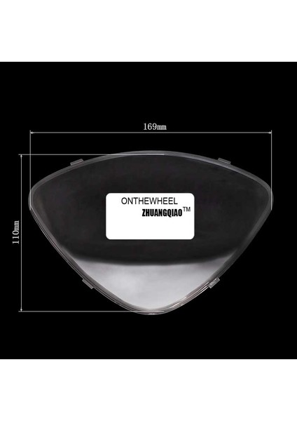 01 Scooter Moped Atv E-Scooter Motocross Motosiklet Hız Tachometre Gösterge Lens Kapağı (Yurt Dışından)