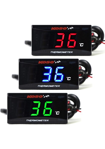 Tutucu-Mavi Su Sıcaklık Mini Metre Termometre Moto Evrensel XMAX300 CB400 mt Sensör Scooter Yarışı (Yurt Dışından) modelleri