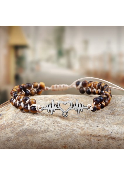 Stil 19 4mm Doğal Kaplan Gözü Taş Boncuklu Bilezik El Yapımı Yaşam Ağacı Örgülü Halat Bilezik Yoga Bohemya Kadın Erkek Ince Takı Hediye (Yurt Dışından) indirimleri