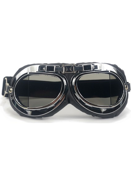 Sarı Stil Yeni Evrensel Vintage Pilot Motosiklet Gözlüğü Kask Açık Yarım Motokros Gözlüğü Harley Motorları (Yurt Dışından) fiyatları