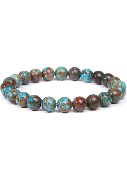 21CM Tarzı Çok Doğal Taş Boncuklu Çakra Bileklik 8mm Yuvarlak Akik Kaplan Gözü Turkuaz Bileklik Takı Kadın Erkek Hediye (Yurt Dışından) fırsatları