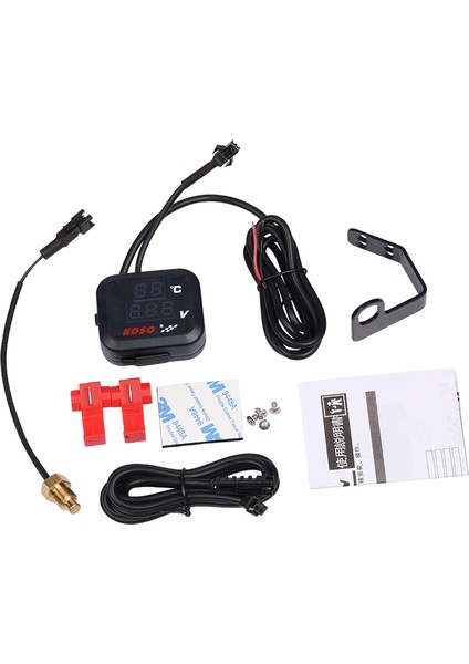 Enstrüman Motosiklet Voltmetre Su Sıcaklık Voltaj USB Şarj Termometre Evrensel Tmax Xmax Forza E-Ticaret Başlığı (Yurt Dışından)