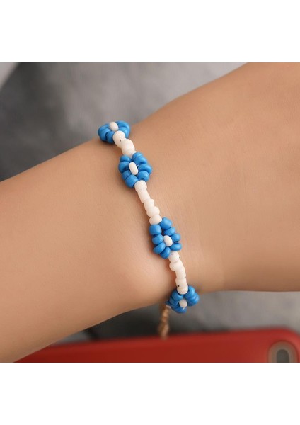 No.6 Boyutu Coxeer 1 Adet Bohem Tarzı Çiçek Boncuk Süslemeli Bilezik Moda Sevimli Ayarlanabilir Boncuklu Bilezik Şans Bileziği Takı Aksesuarları (Yurt Dışından) indirimleri