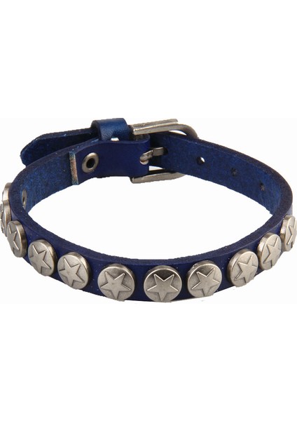 Kırmızı Gül Vintage Rock Punk Gerçek Deri Bilezik Pulseira Masculina Mujer Erkek Bilezik Yıldız Nokta Charm Bilezik Kadınlar ve Erkekler Için Kırmızı (Yurt Dışından) fırsatları