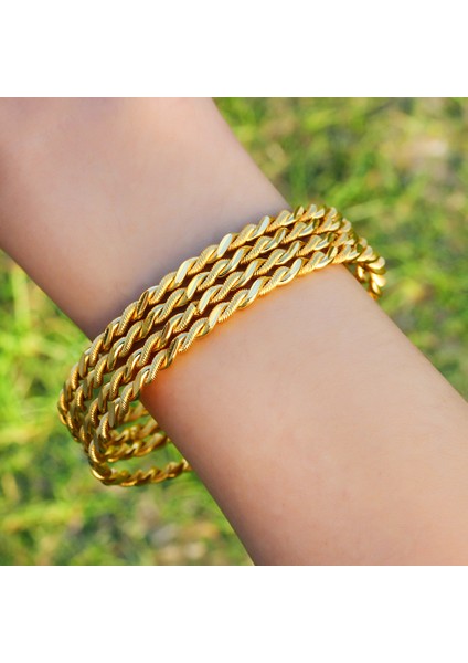 I Lüks Altın Renkli Takı Müslüman Türk Bilezik Etiyopyalı Afrikalı Kadınlar Dubai Bilezik Parti Düğün Hediye (Yurt Dışından) fırsatları