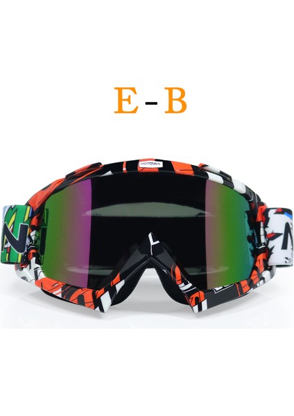 B1 Motokros Leri Oculos Antiparras Gafas Moto Cross Motosiklet Off Road Kir Motosiklet Gözlüğü (Yurt Dışından)